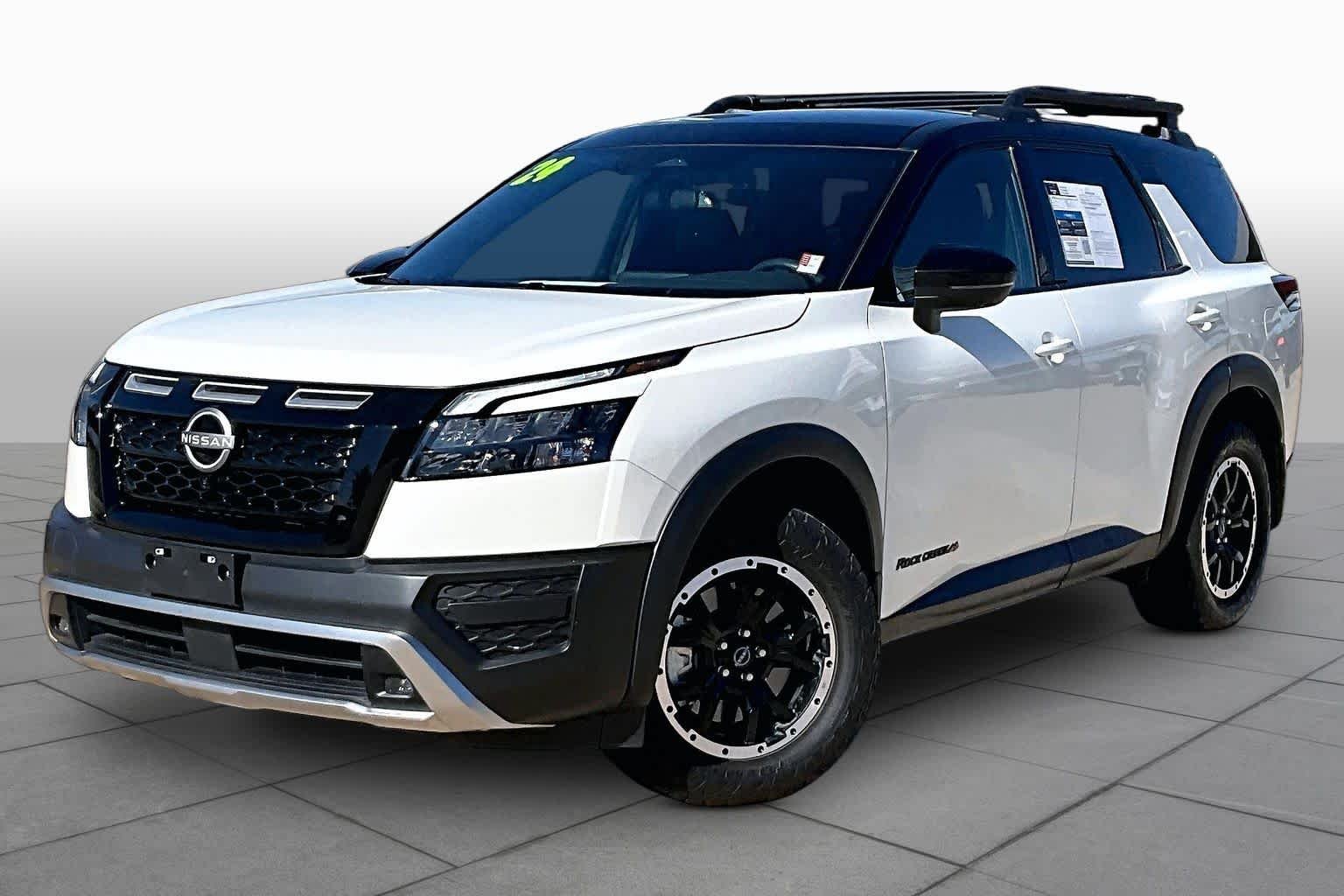 Used 2024 Pearl White Tricoat/Super Black Nissan Rock Creek image 2