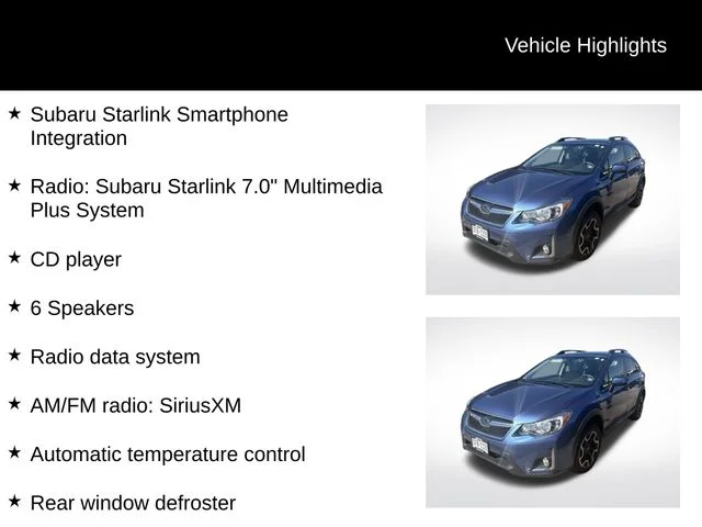 Used 2017 Blue Subaru 2.0i Limited image 8