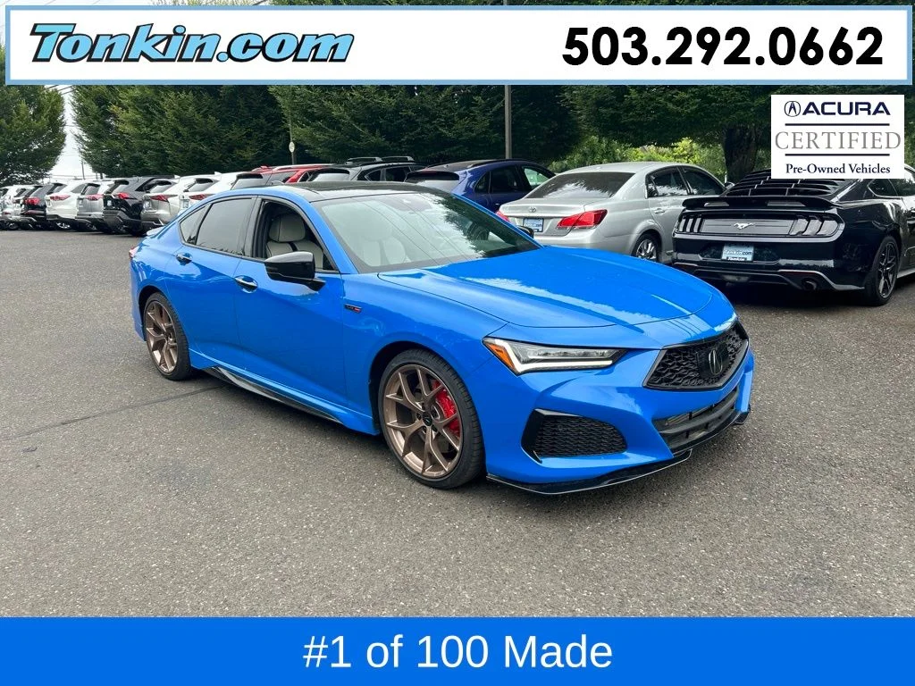 Certified Used 2023 Long Beach Blue Pearl Acura Type S PMC Edition SH-AWD image 1