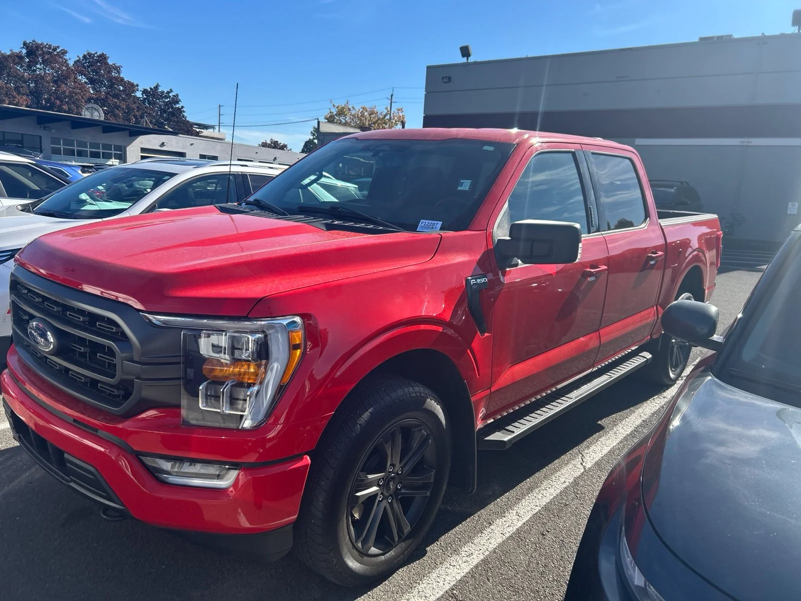 Used 2022 Race Red Ford XLT image 1