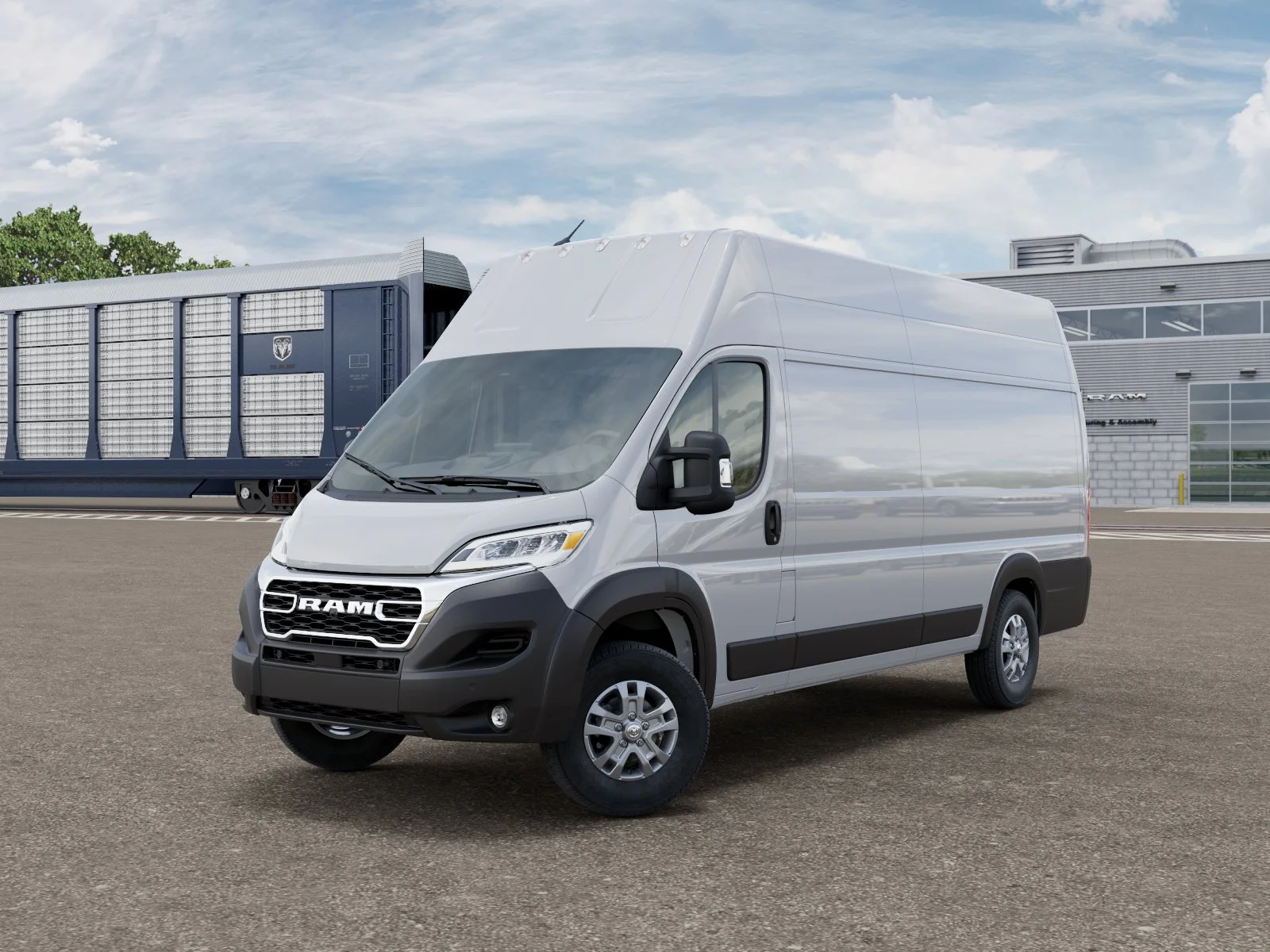 New 2026 Bright White Clearcoat RAM Super High Roof image 28