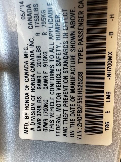 Used 2014 Silver Honda LX image 16