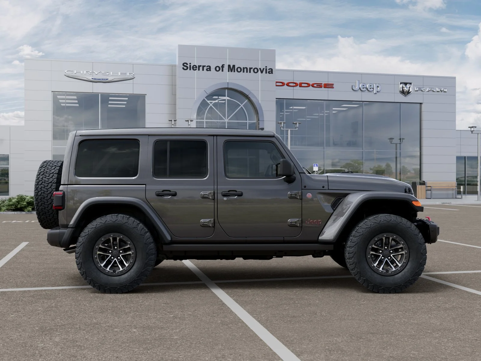 New 2026 Granite Crystal Metallic Clear-Coat Exterior Paint Jeep Rubicon image 21