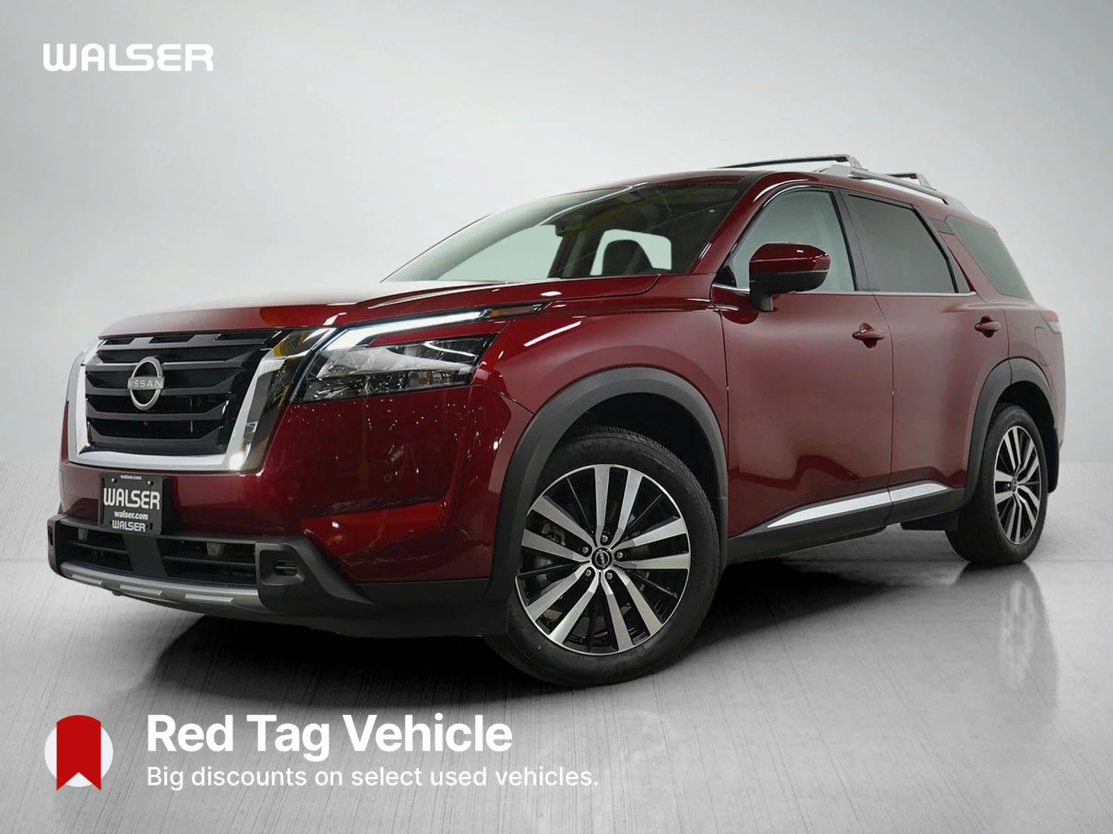 Used 2025 Scarlet Ember Tintcoat Nissan Platinum image 1
