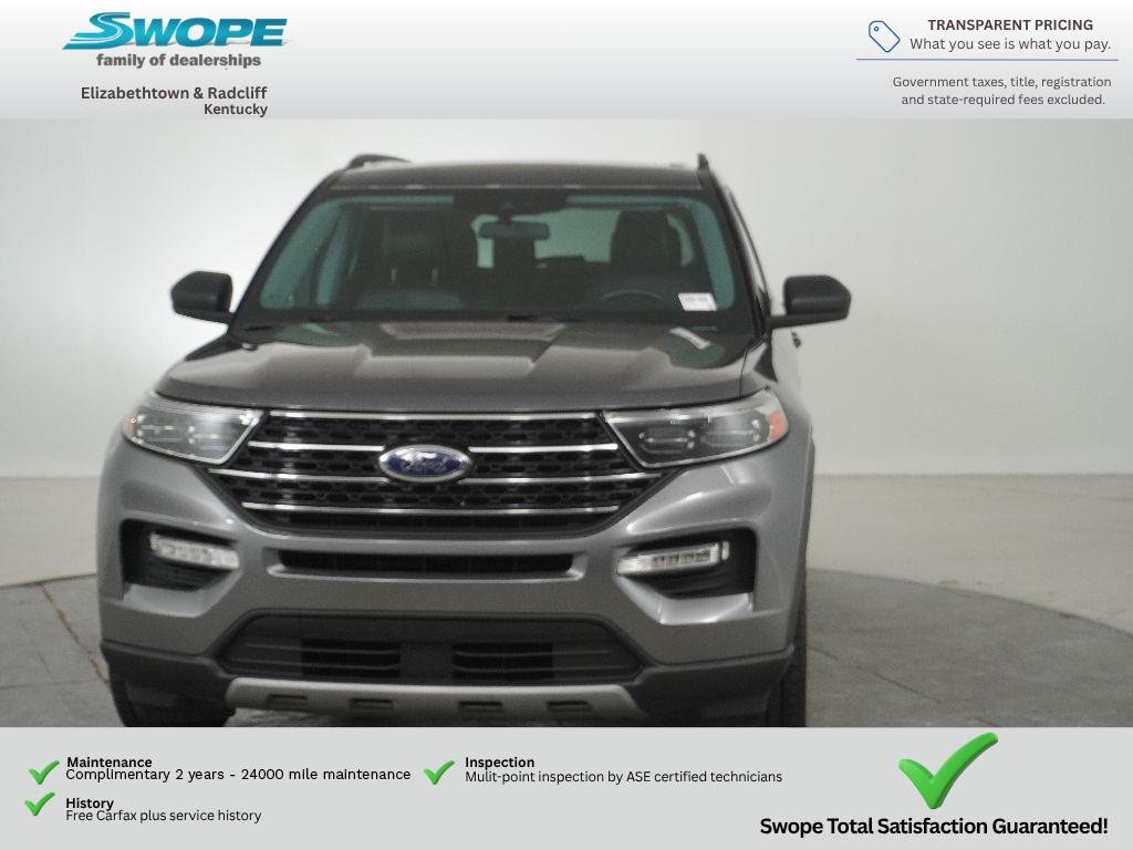 Used 2021 Carbonized Gray Metallic Ford XLT image 8