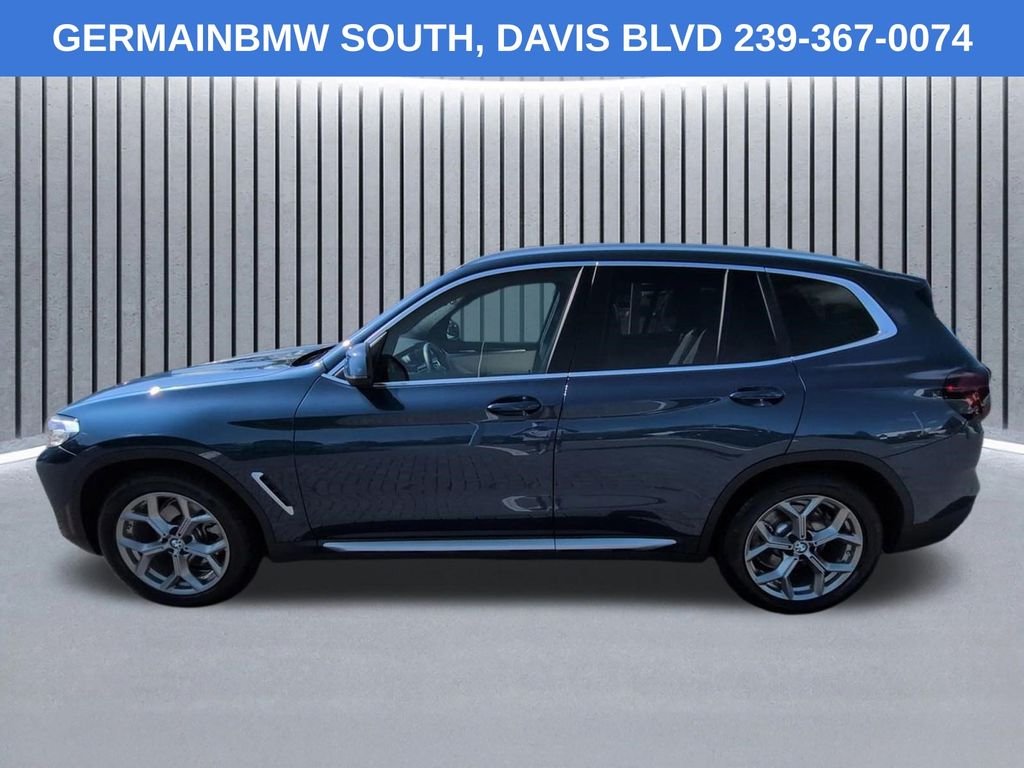 Certified Used 2022 Blue Metallic BMW sDrive30i image 8
