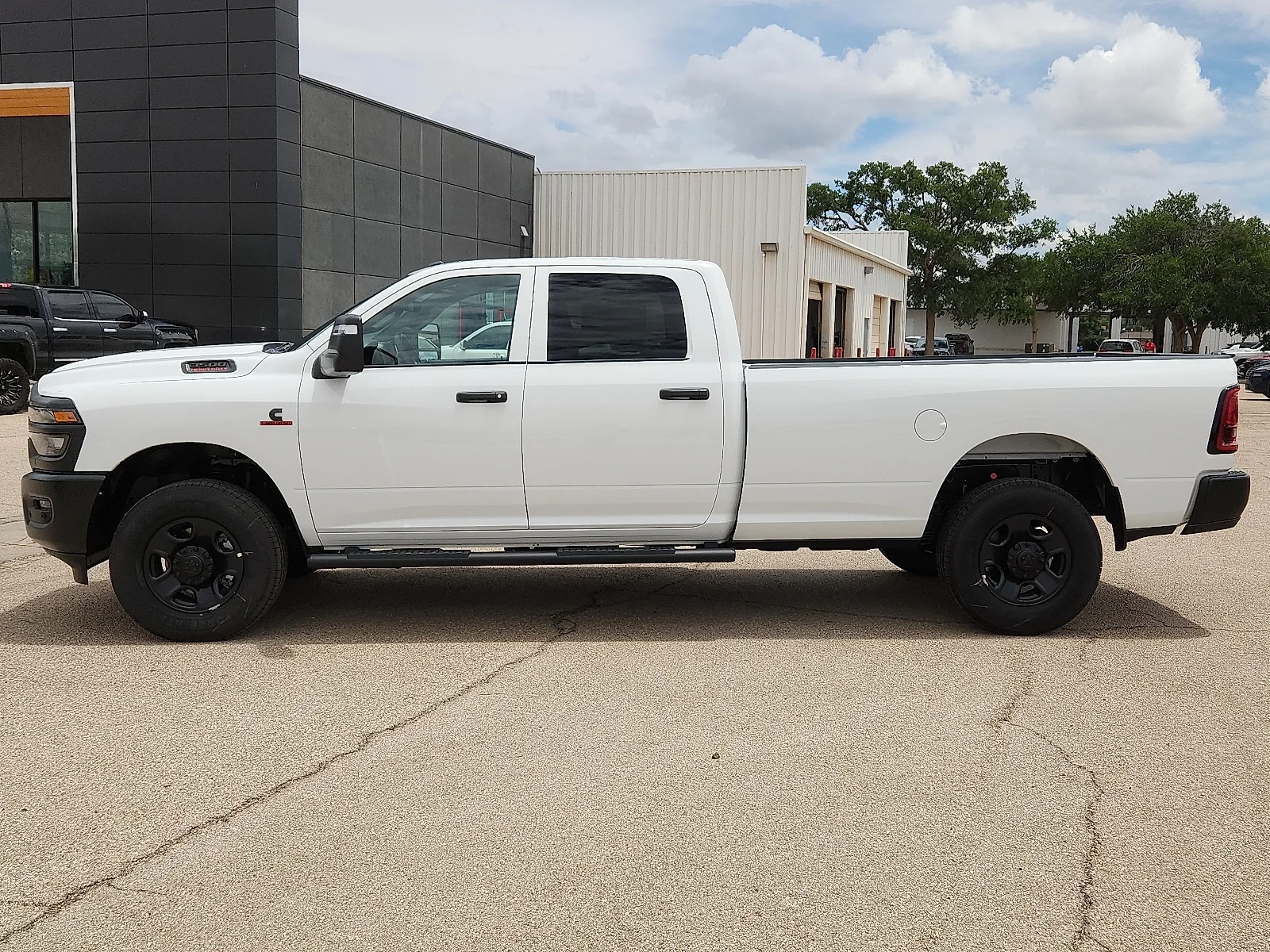 New 2026 Bright White Clear-Coat  Paint Ram TRADESMAN CREW CAB 4X4 8
