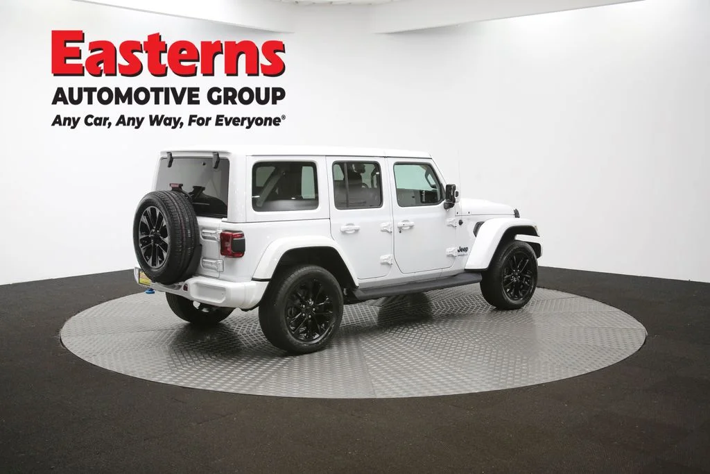 Used 2021 White Jeep Unlimited Sahara High Altitude 4xe image 42