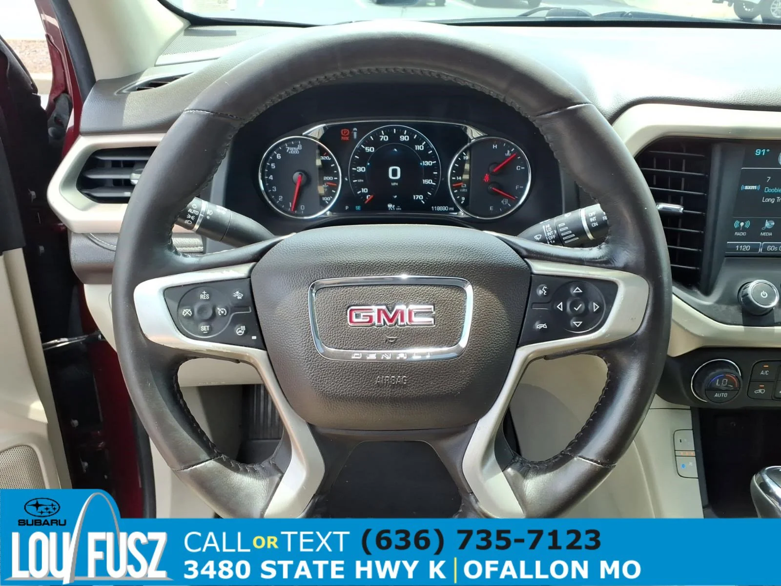 Used 2017 Crimson Red Tintcoat GMC Denali image 19