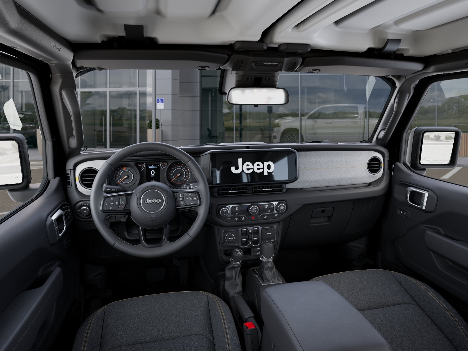 New 2026 Black Clear-Coat Exterior Paint Jeep Sport S 4-Door image 40