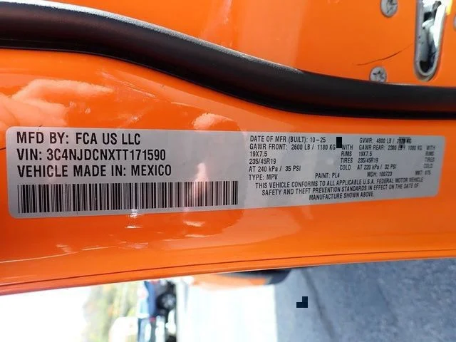 New 2026 Orange Jeep Limited image 16