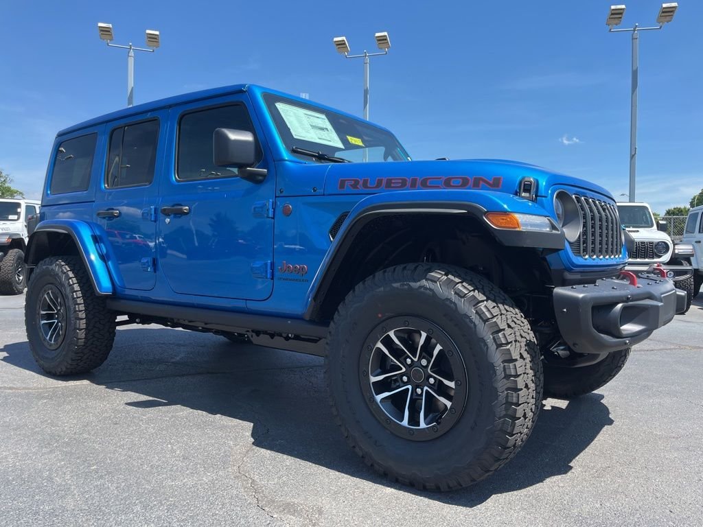 New 2026 Hydro Blue Pearl-Coat Exterior Paint Jeep Rubicon X image 56