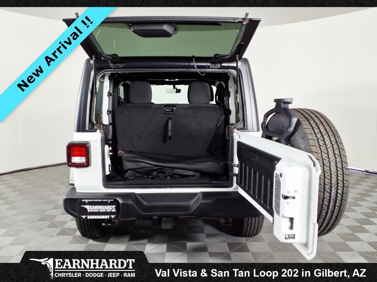 Certified Used 2022 Bright White Clearcoat Jeep Sport S image 8