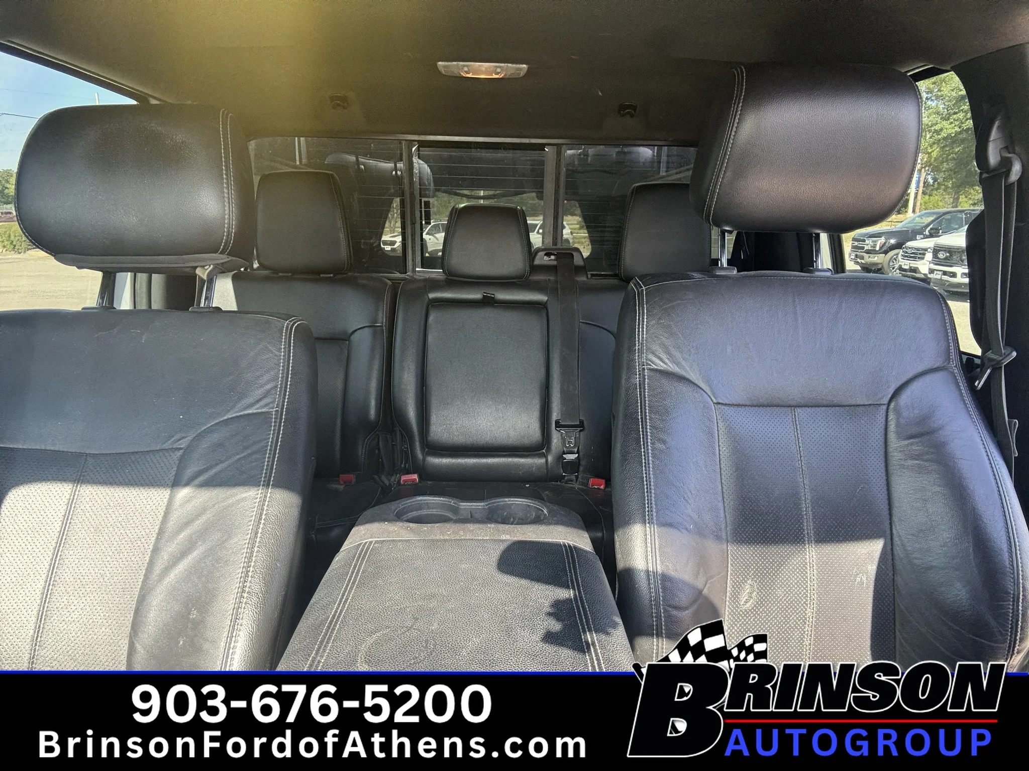 Used 2014 White Platinum Tri-Coat Metallic Ford Lariat image 17