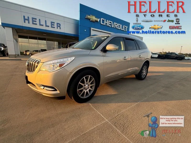 Used 2015 Champagne Silver Metallic Buick Leather image 1