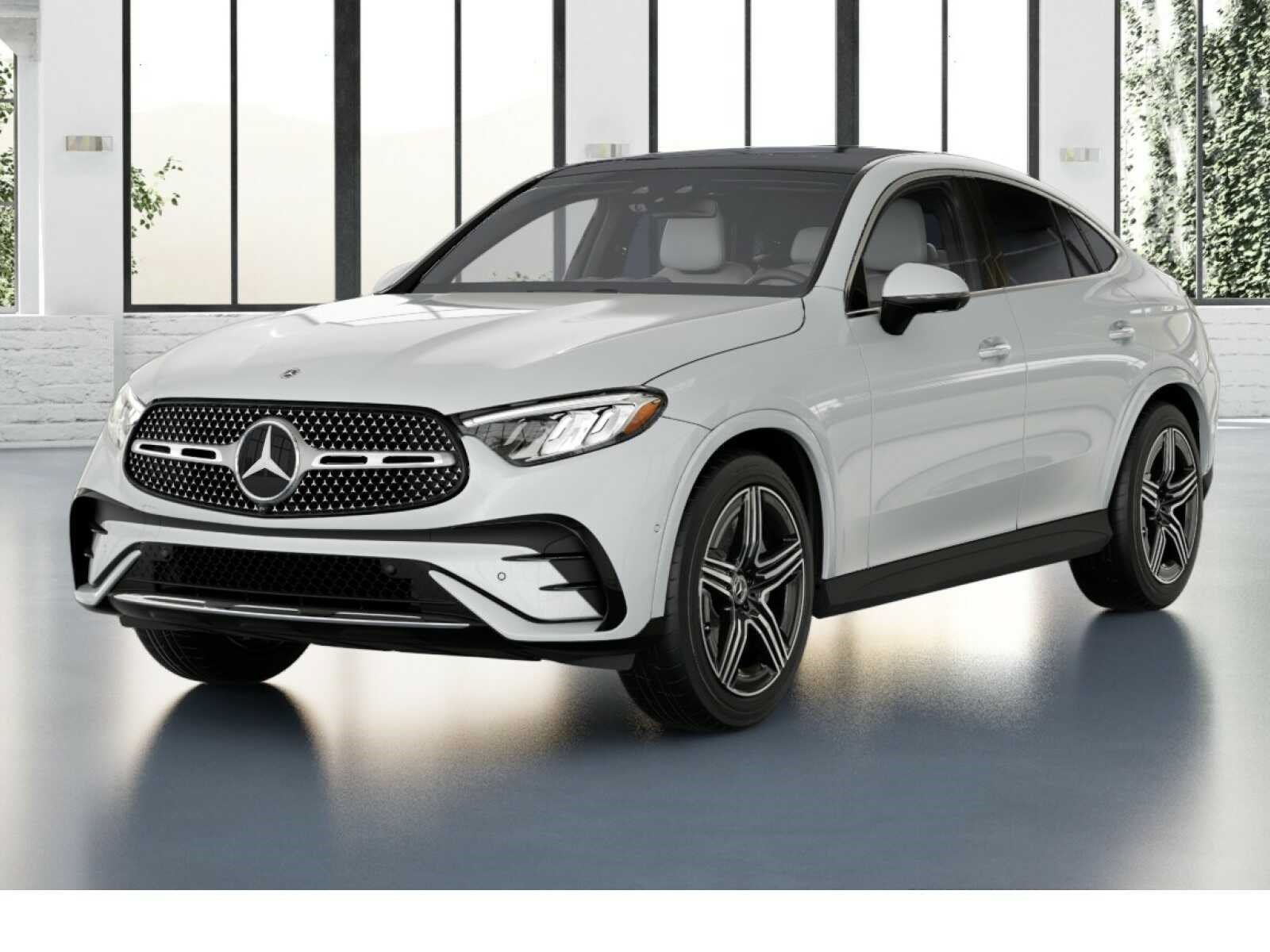 New 2026 MANUFAKTUR Moonlight White Metallic Mercedes-Benz GLC 300 Coupe 4D Sport Utility 4MATIC® image 2