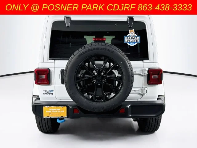 Used 2024 White Jeep Sahara 4xe image 6