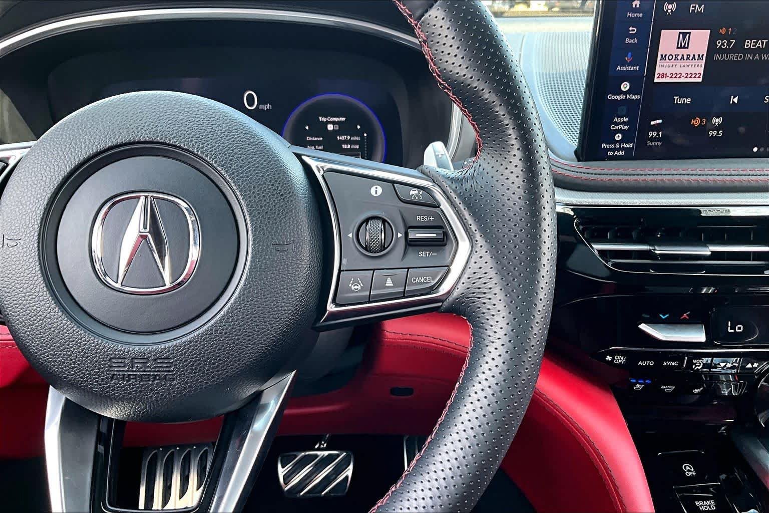 Used 2025 Platinum White Pearl Acura w/A-Spec Advance Package image 25