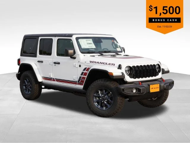 New 2026 Bright White Clearcoat Jeep Sport image 1