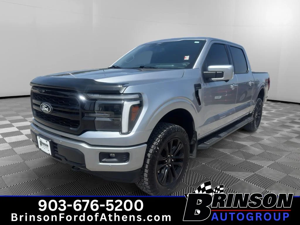 Used 2025 Iconic Silver Metallic Ford LARIAT image 1