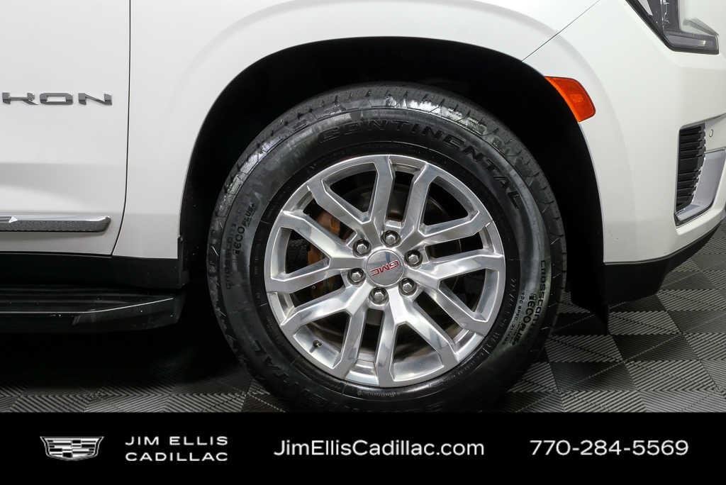 Used 2023 White Frost Tricoat GMC SLT image 38