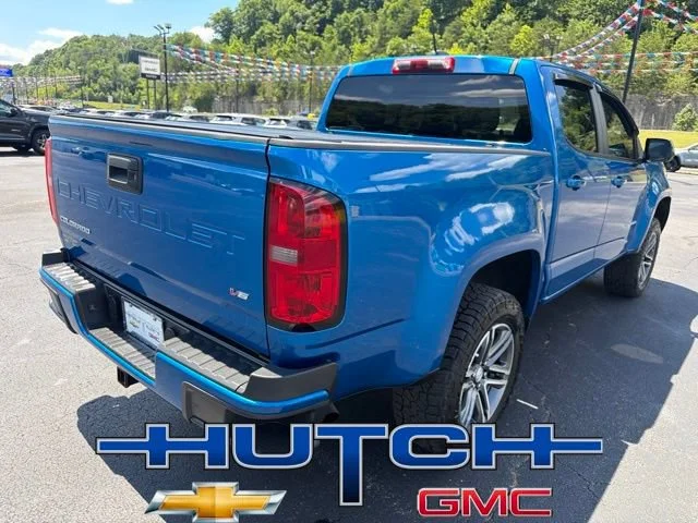 Used 2021 BRIGHT BLUE METALLIC Chevrolet 4WD Work Truck image 3