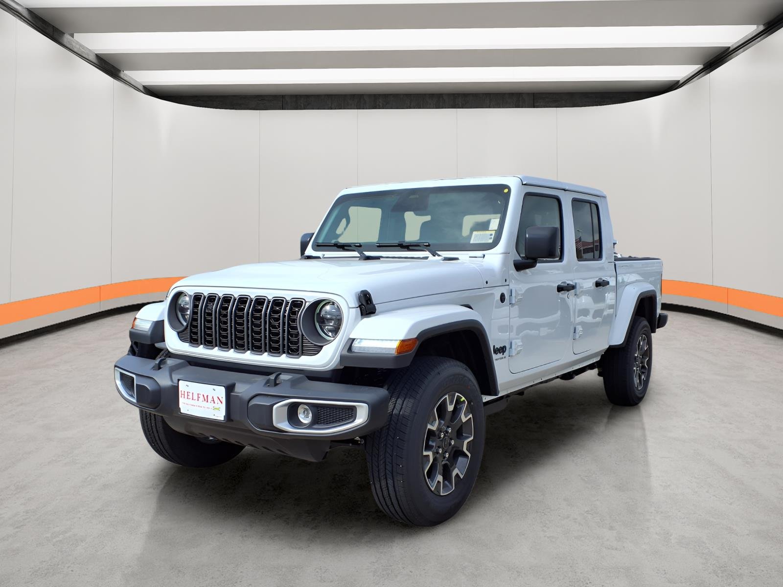 New 2026 Bright White Clear-Coat Exterior Paint Jeep Sahara image 3