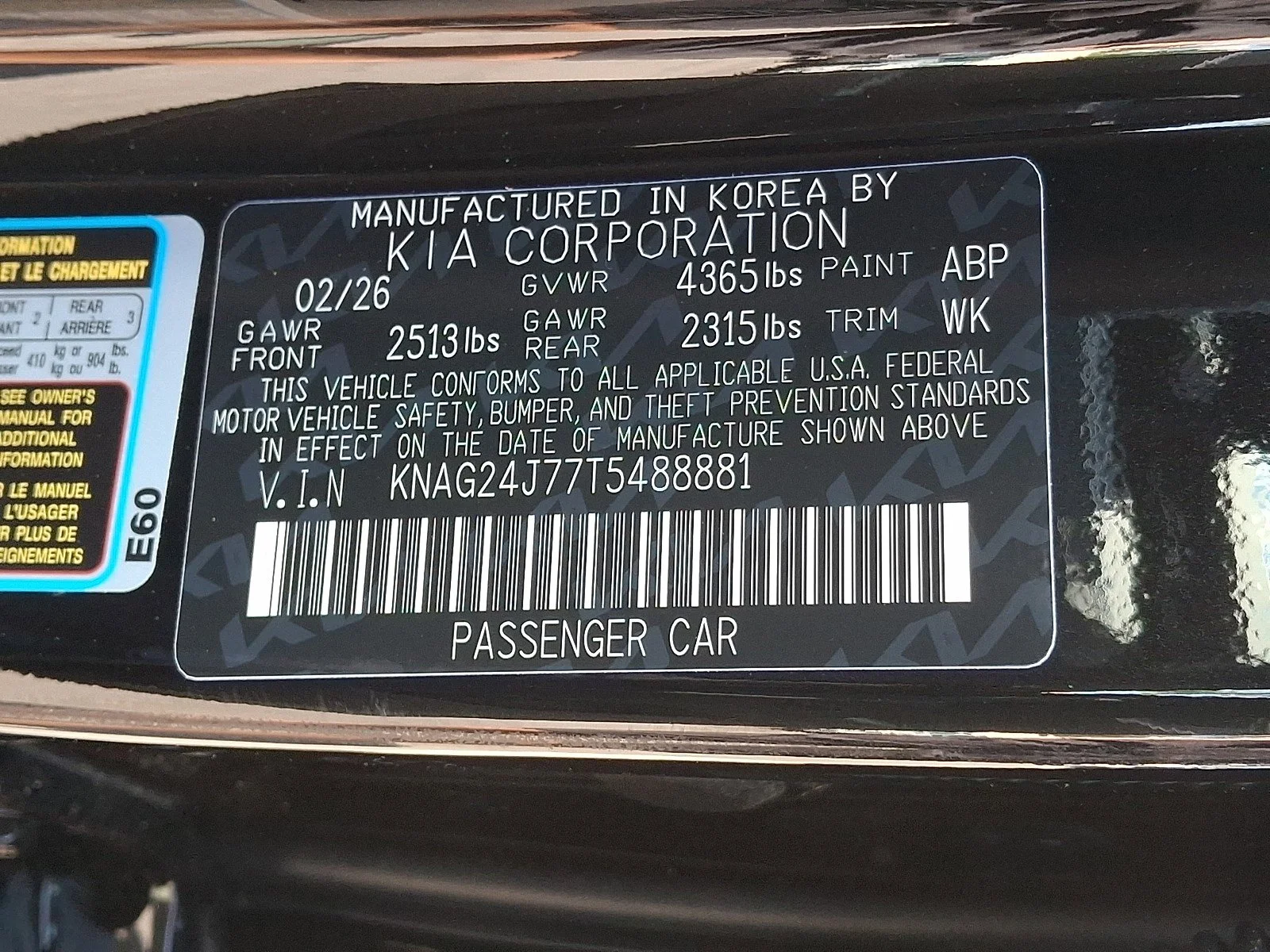 New 2026 Aurora Black Pearl Kia LXS FWD image 13