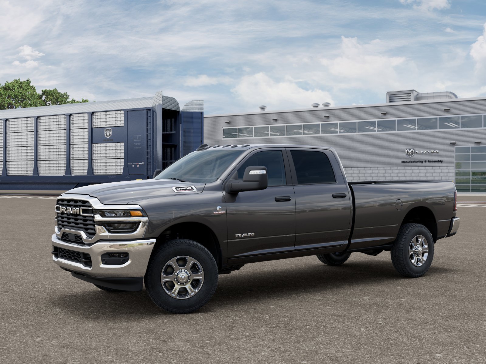 New 2026 Granite Crystal Metallic Clear-Coat Exterior Paint RAM Big Horn image 1