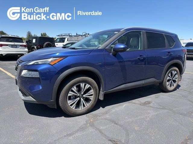 Used 2023 Caspian Blue Metallic Nissan SV image 1