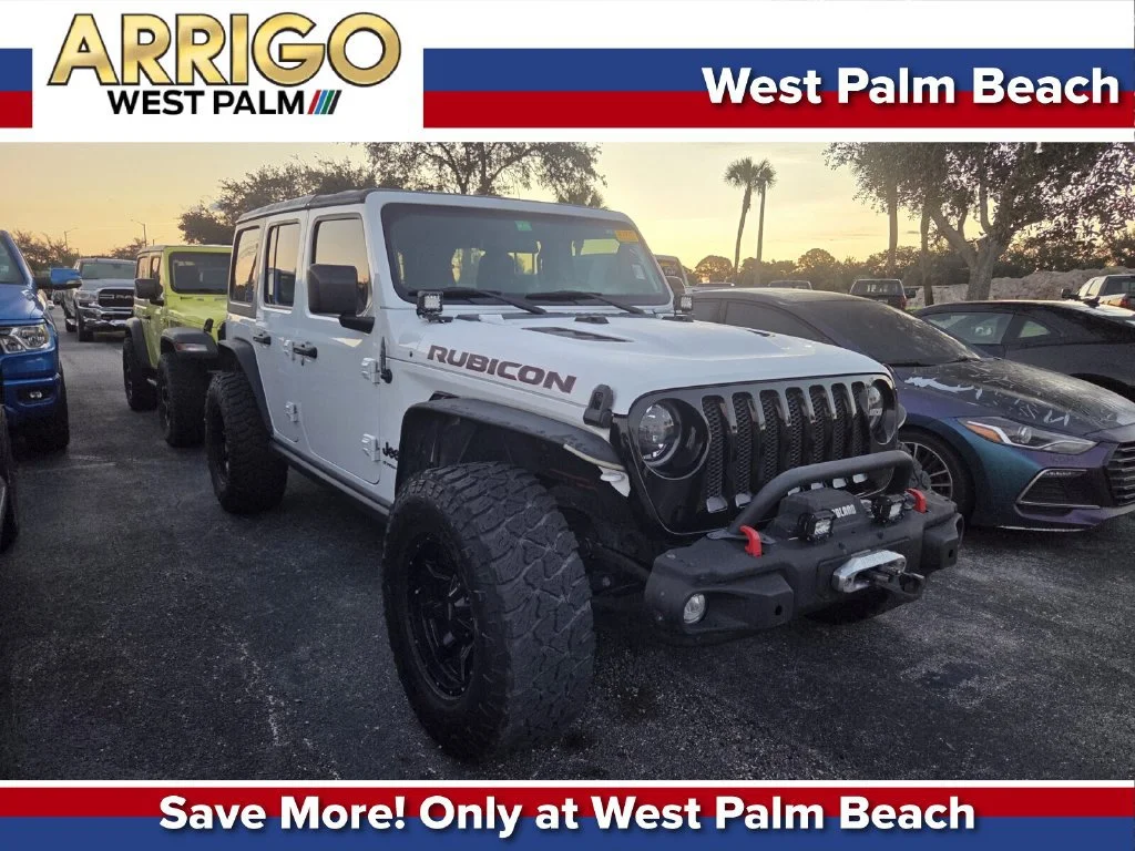 Used 2023 Bright White Clearcoat Jeep Willys image 1