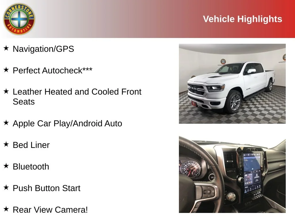Used 2023 RAM Ram 1500 Pickup Laramie with VIN 1C6SRFJT7PN658767 for sale in Elk River, Minnesota