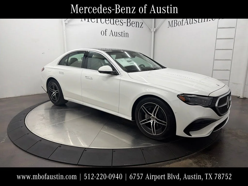 New 2027 White Mercedes-Benz E 350 image 1