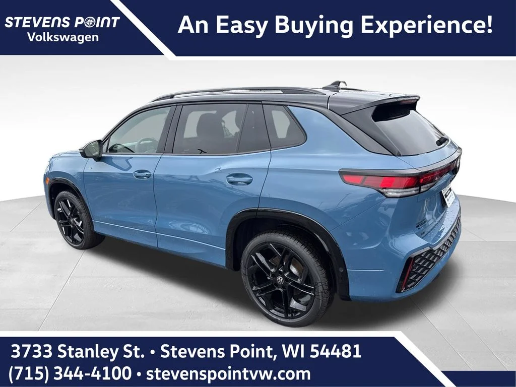 New 2026 Monterey Blue w/Deep Black Roof Volkswagen 2.0T SE R-Line Black image 3