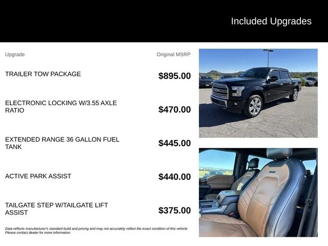 Used 2017 Black Ford Limited image 5