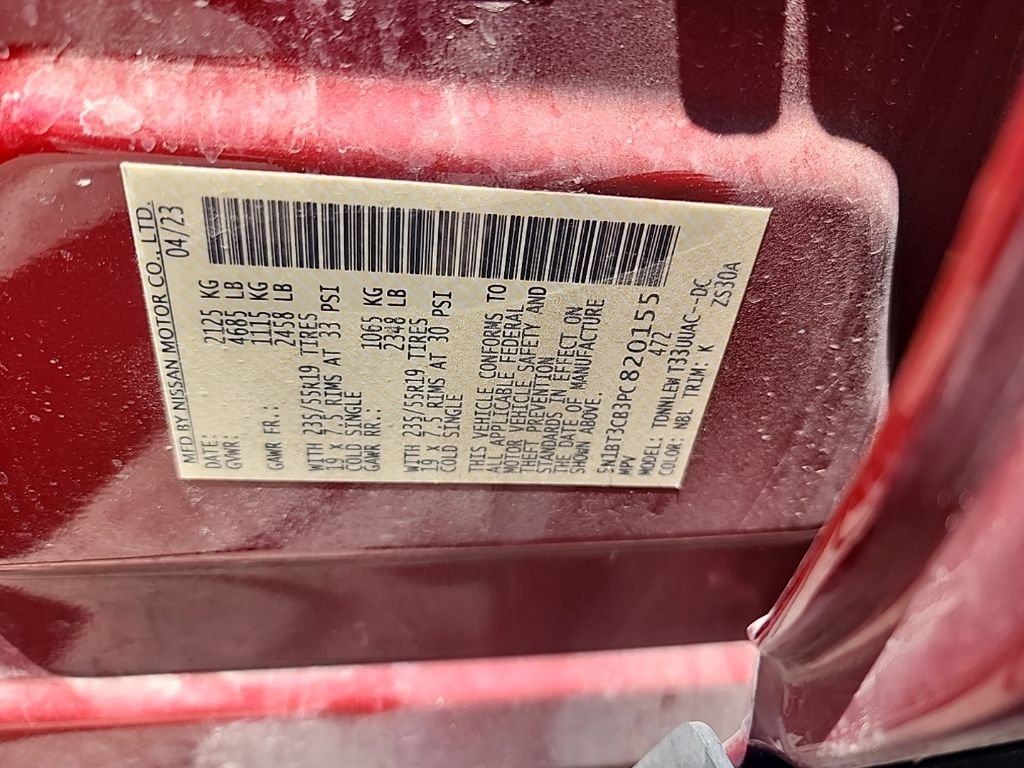 Used 2023 Red Nissan SL image 11