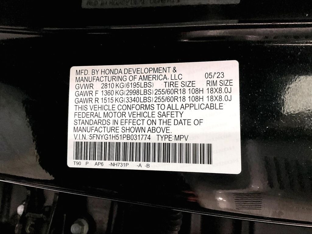 Used 2023 Black Honda EX-L image 35