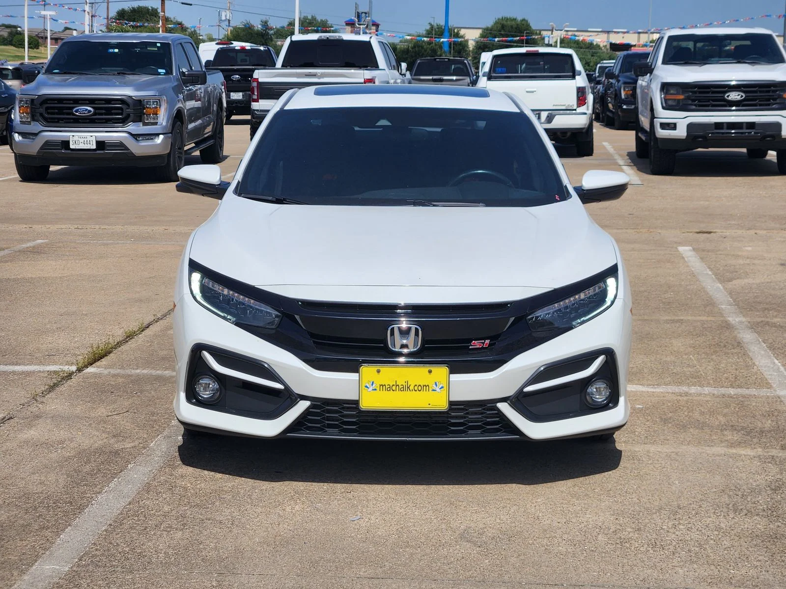 Used 2020 White Honda Si image 2