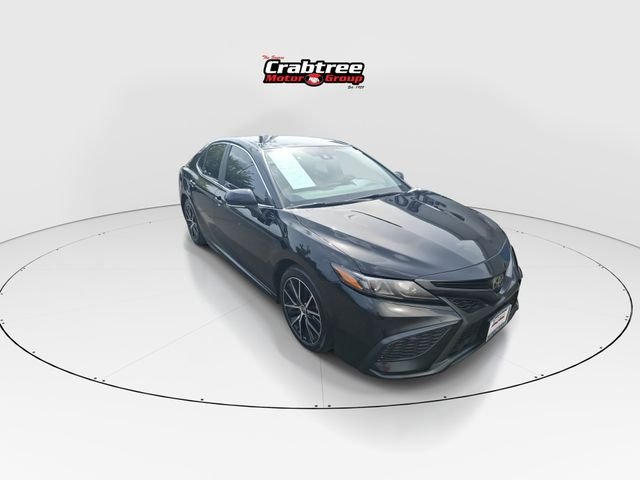 Used 2022 Black Toyota SE image 2
