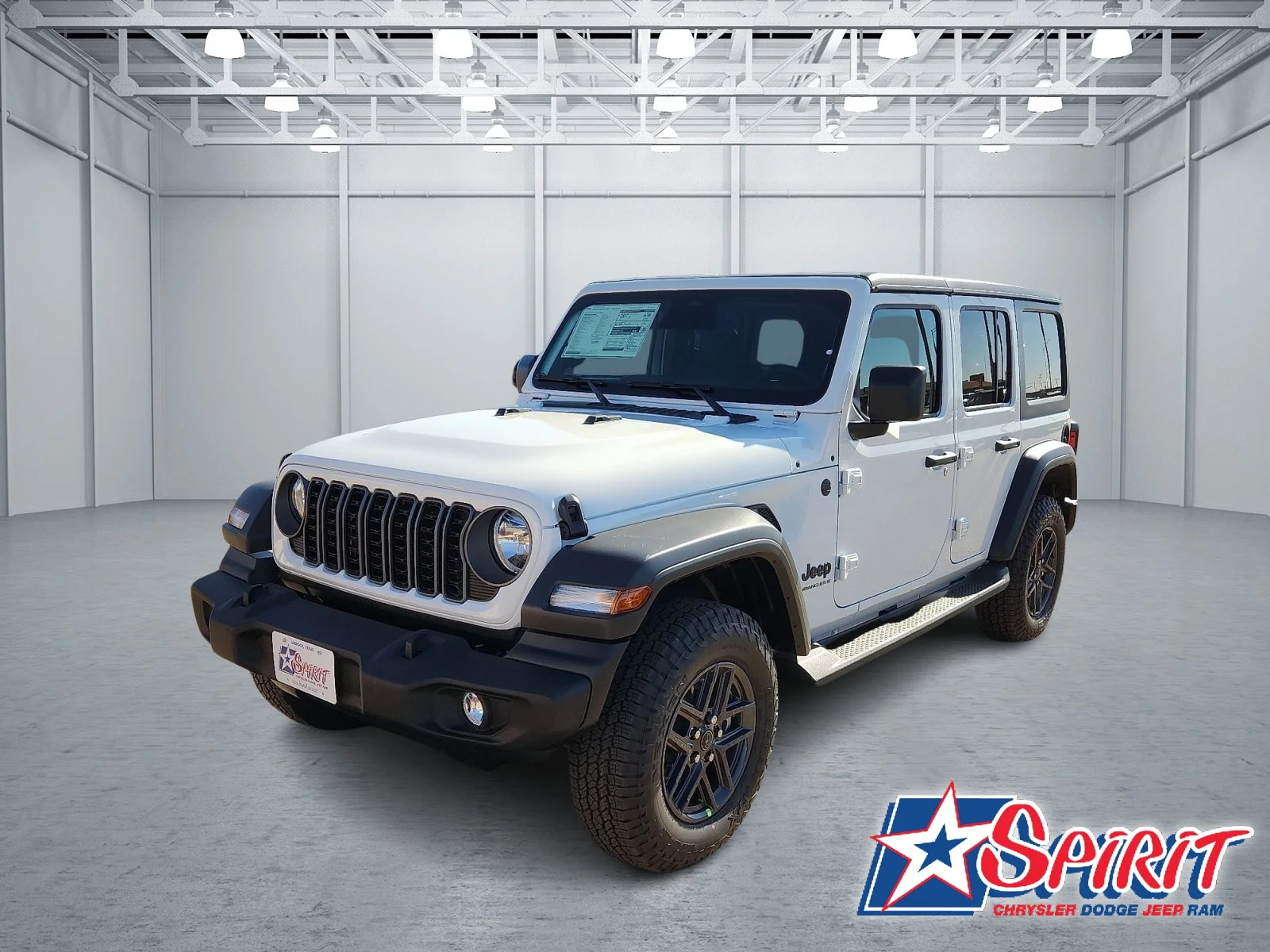 New 2026 PW7 Bright Whit Jeep 4-DOOR SPORT S image 1
