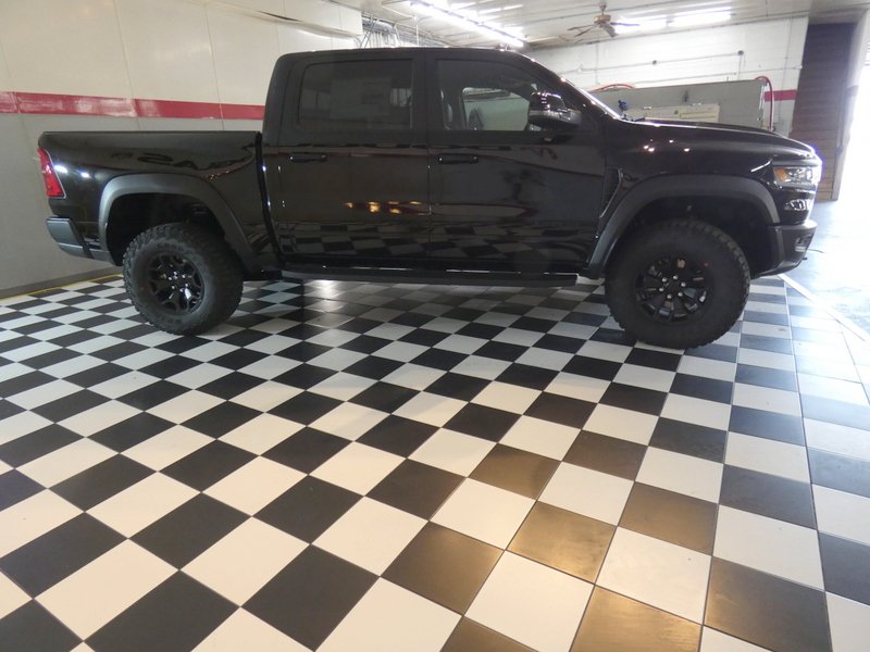 New 2026 Diamond Black Crystal Pearl-Coat Exterior Paint RAM RHO 4x4 Crew Cab 5