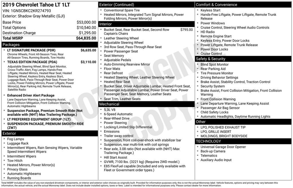Used 2019 Gray Chevrolet LT image 7