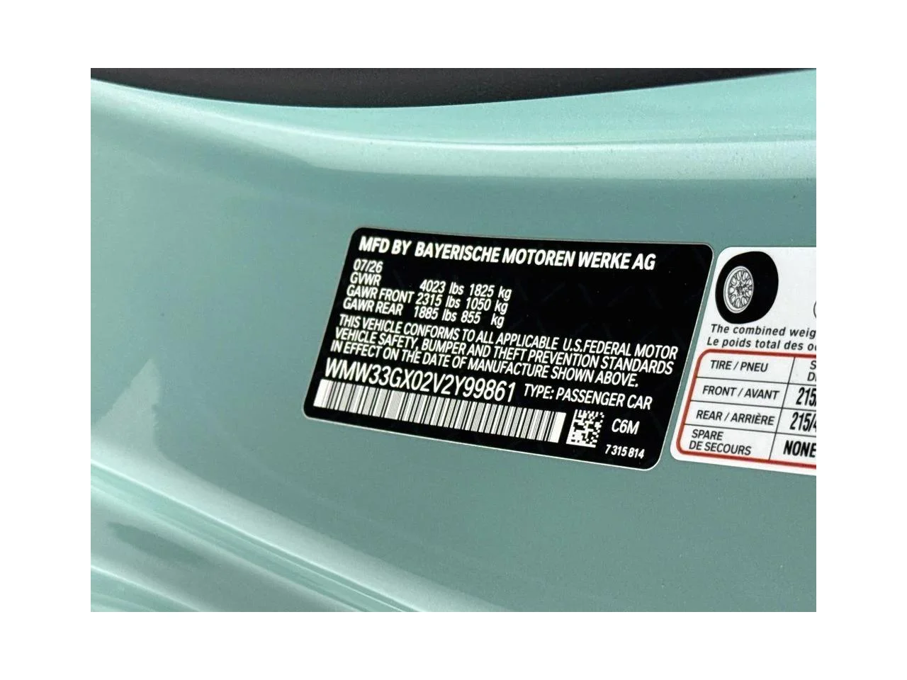 New 2027 Ocean Wave Green Metallic MINI ICONIC image 27