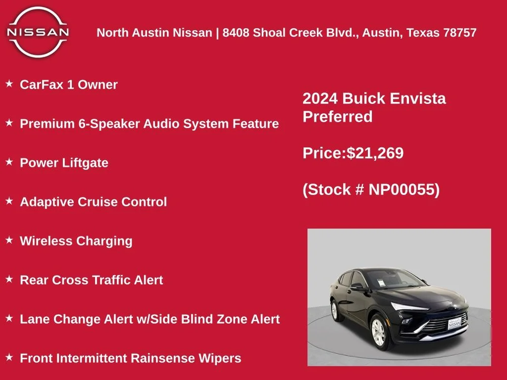 Used 2024 Black Buick Preferred image 22