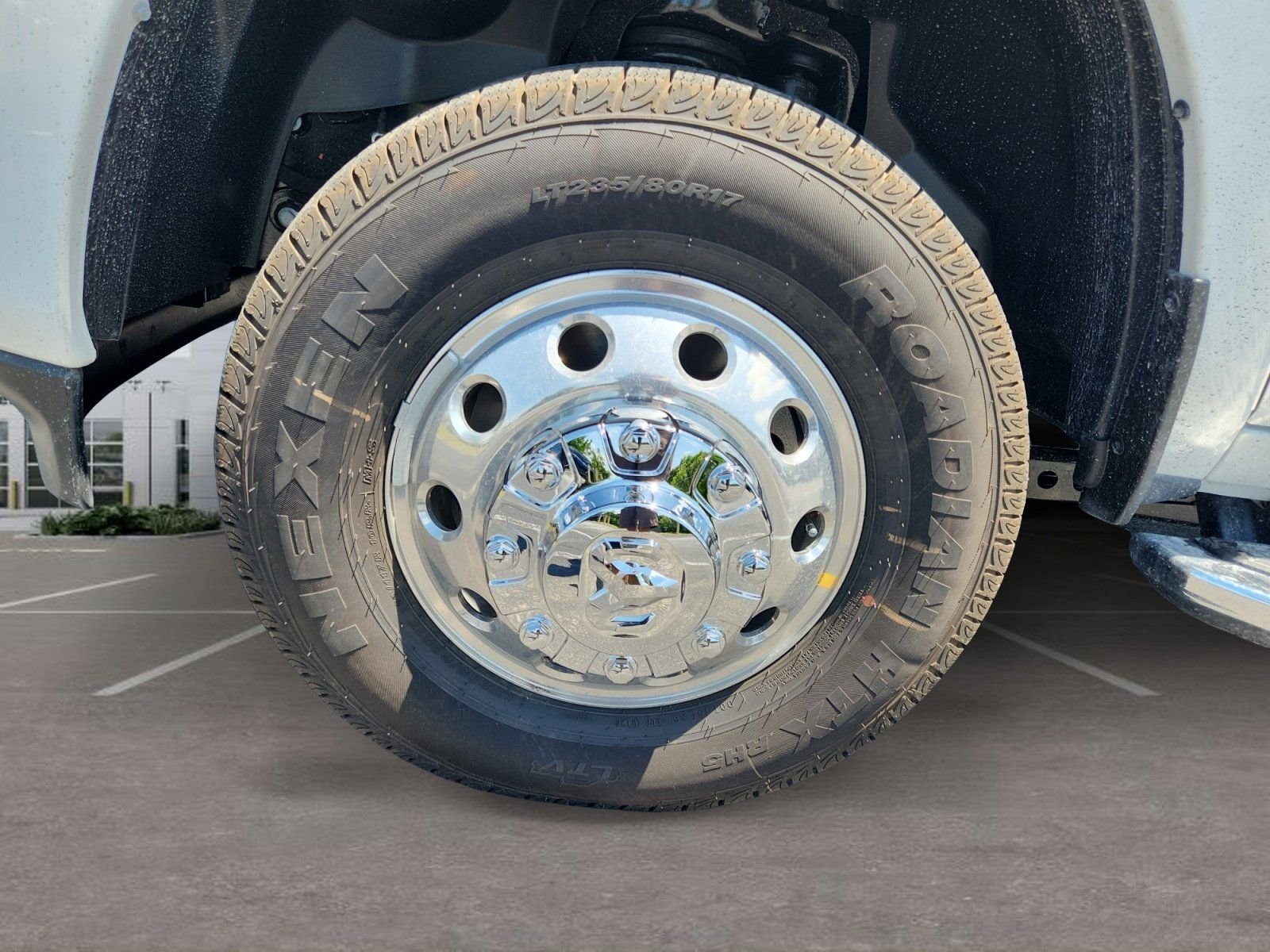 New 2026 Bright White Clear-Coat Exterior Paint RAM Laramie image 10