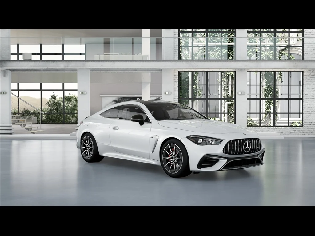 New 2026 MANUFAKTUR Moonlight White Metallic Mercedes-Benz AMG® CLE 53 4MATIC+ Coupe image 6