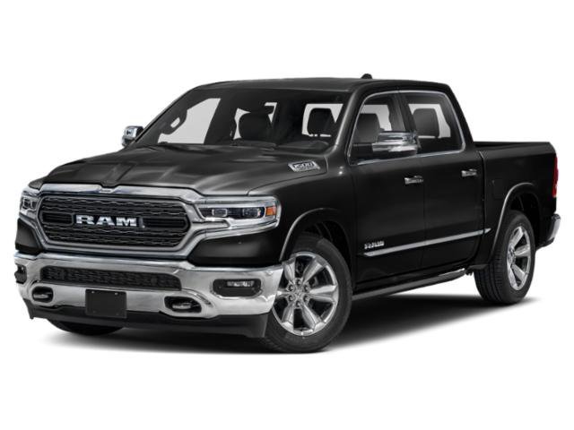 Used 2021 Diamond Black Crystal Pearlcoat Ram Limited image 1
