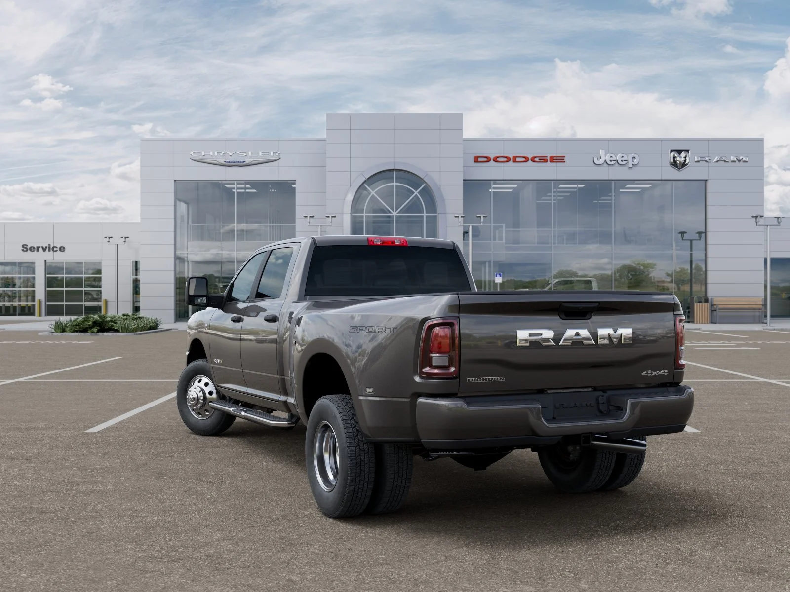 New 2026 Granite Crystal Metallic Clear-Coat Exterior Paint RAM Big Horn image 33