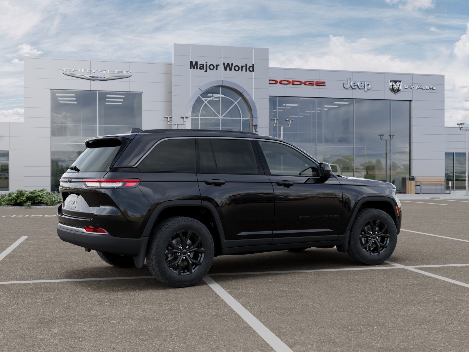 New 2026 Diamond Black Crystal Pearlcoat Jeep Laredo image 44