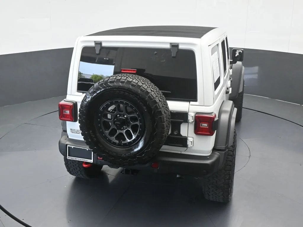 Used 2022 Bright White Clearcoat Jeep Unlimited Rubicon image 53